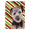 Caroline&#x27;s Treasures Norfolk Terrier Puppy Candy Cane Christmas House Flag